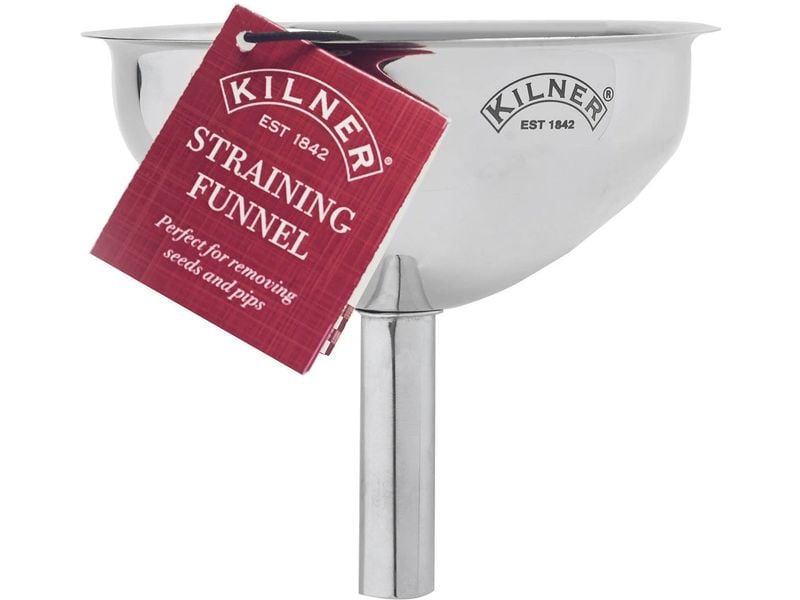 Kilner Trichter mit Sieb, 14 cm Silber Einfülltrichter