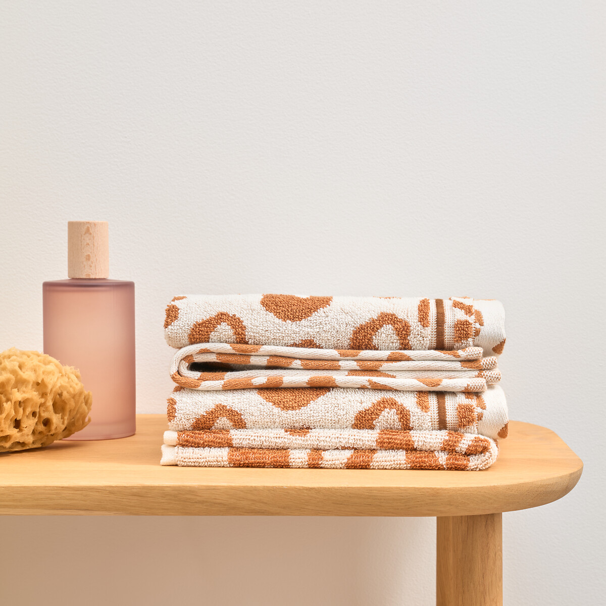LA REDOUTE INTERIEURS<br>Conjunto de 4 toalhas de hóspedes, Zani