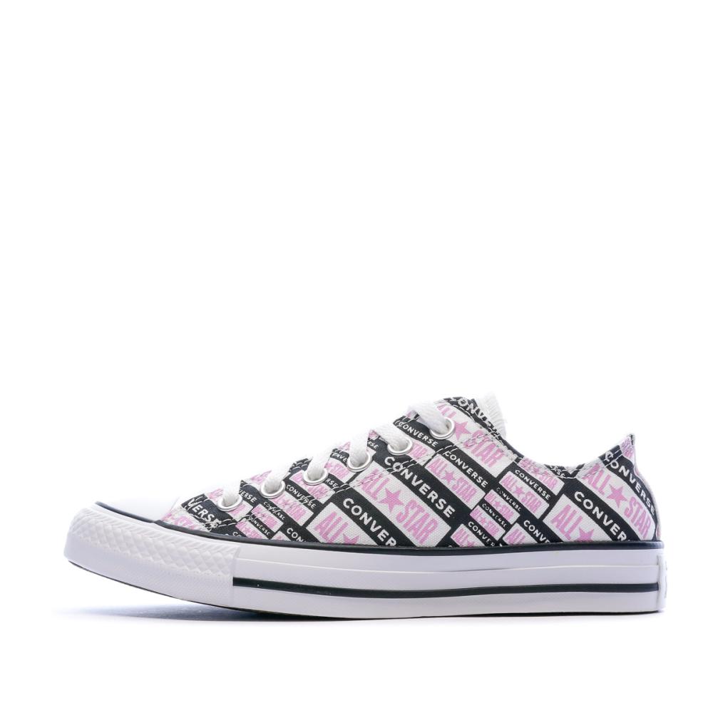 Converse Baskets Rose/Blanche Femme Converse OX