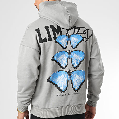 Sweat Capuche LL692 Gris
