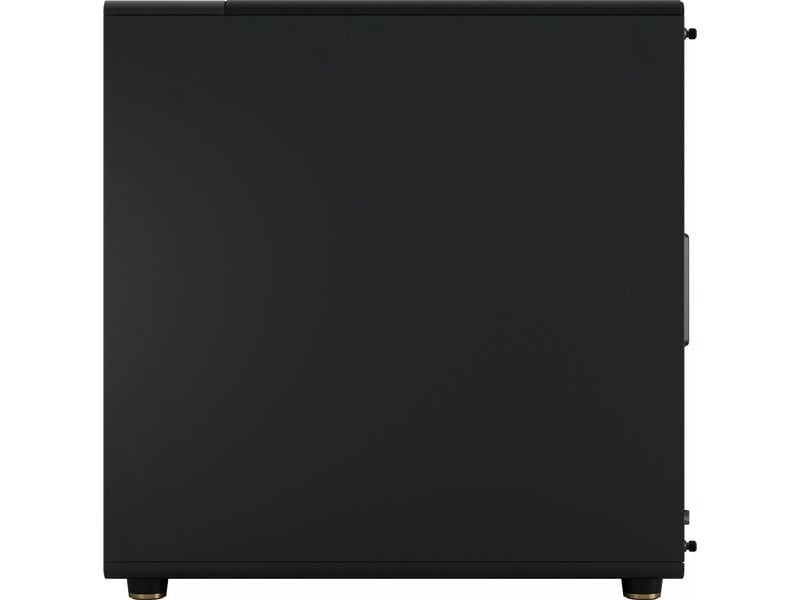 Fractal Design PC-Gehäuse North XL Schwarz Elegantes Gehäuse mit offener Front aus echtem Walnussholz