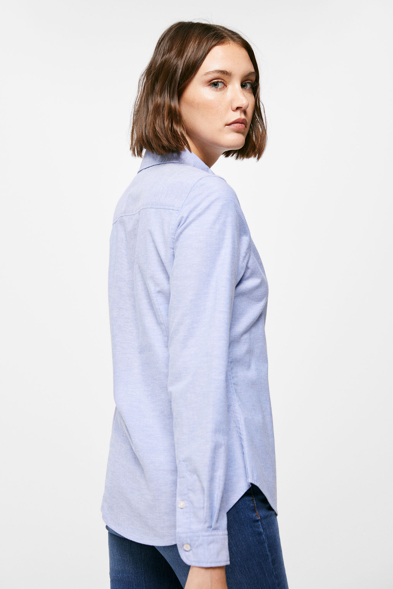 Camisa Oxford de Algodão