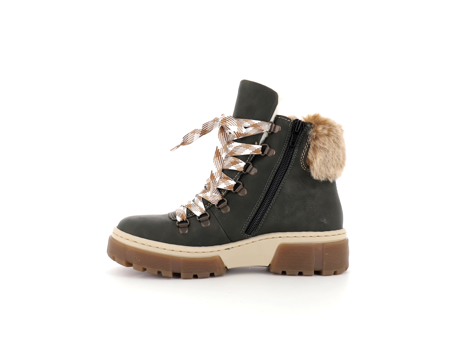 Rieker-X8647 Synthétique Olive