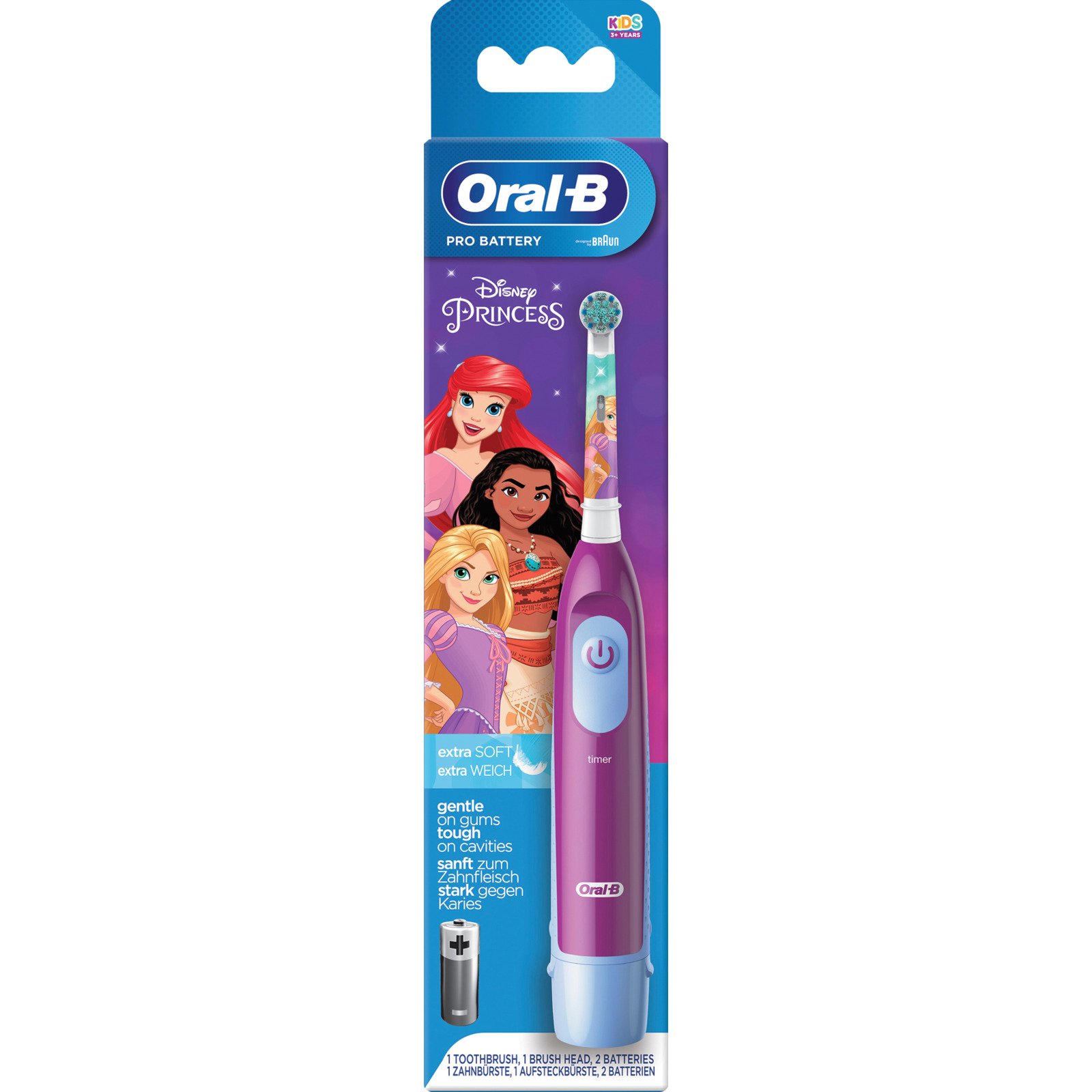 Oral-B Zahnbürste Batterie Stages Cars & Princess