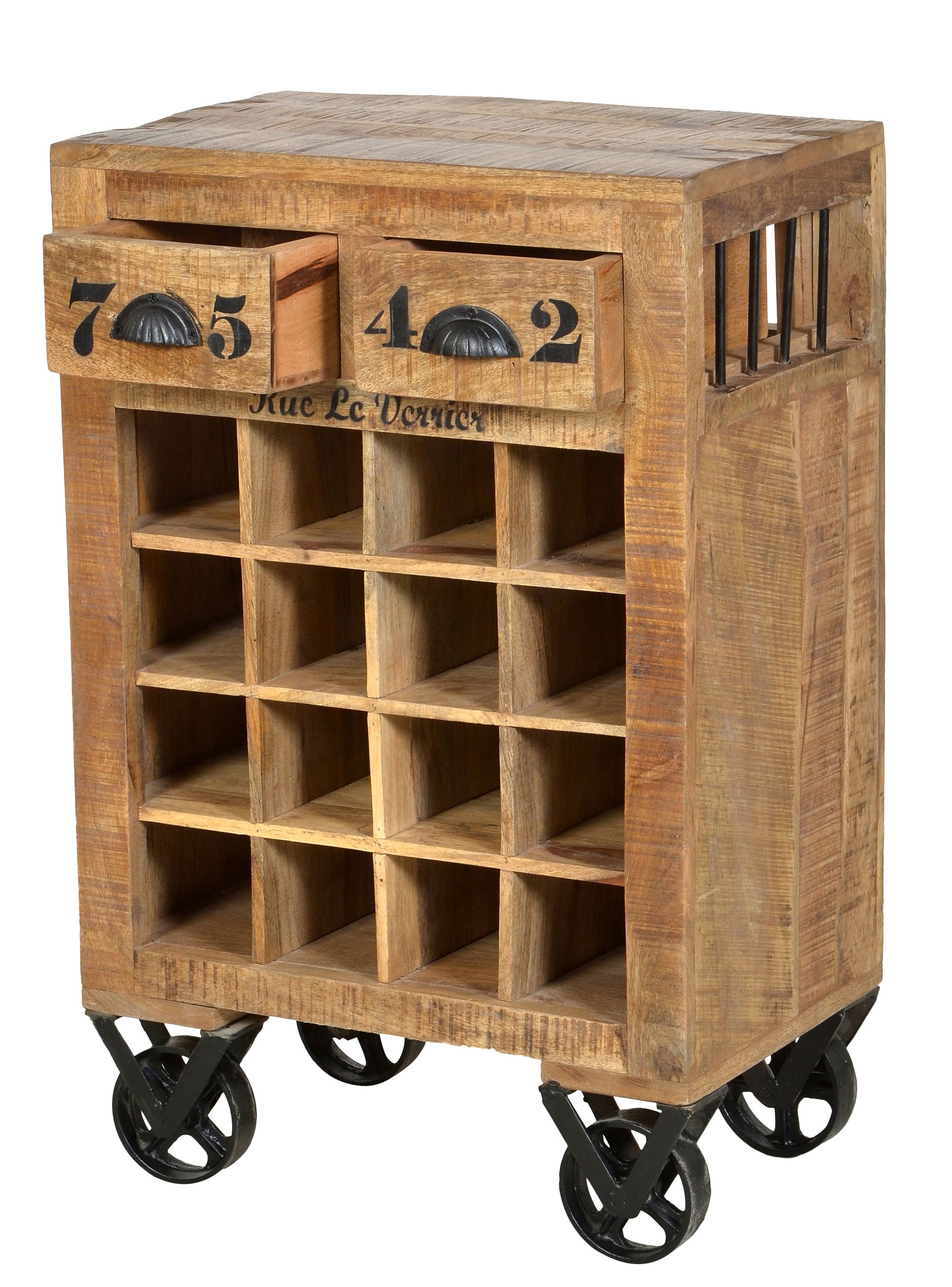 Kommode Weinregal Flaschenregal Weinschrank Flaschenschrank Flaschenständer