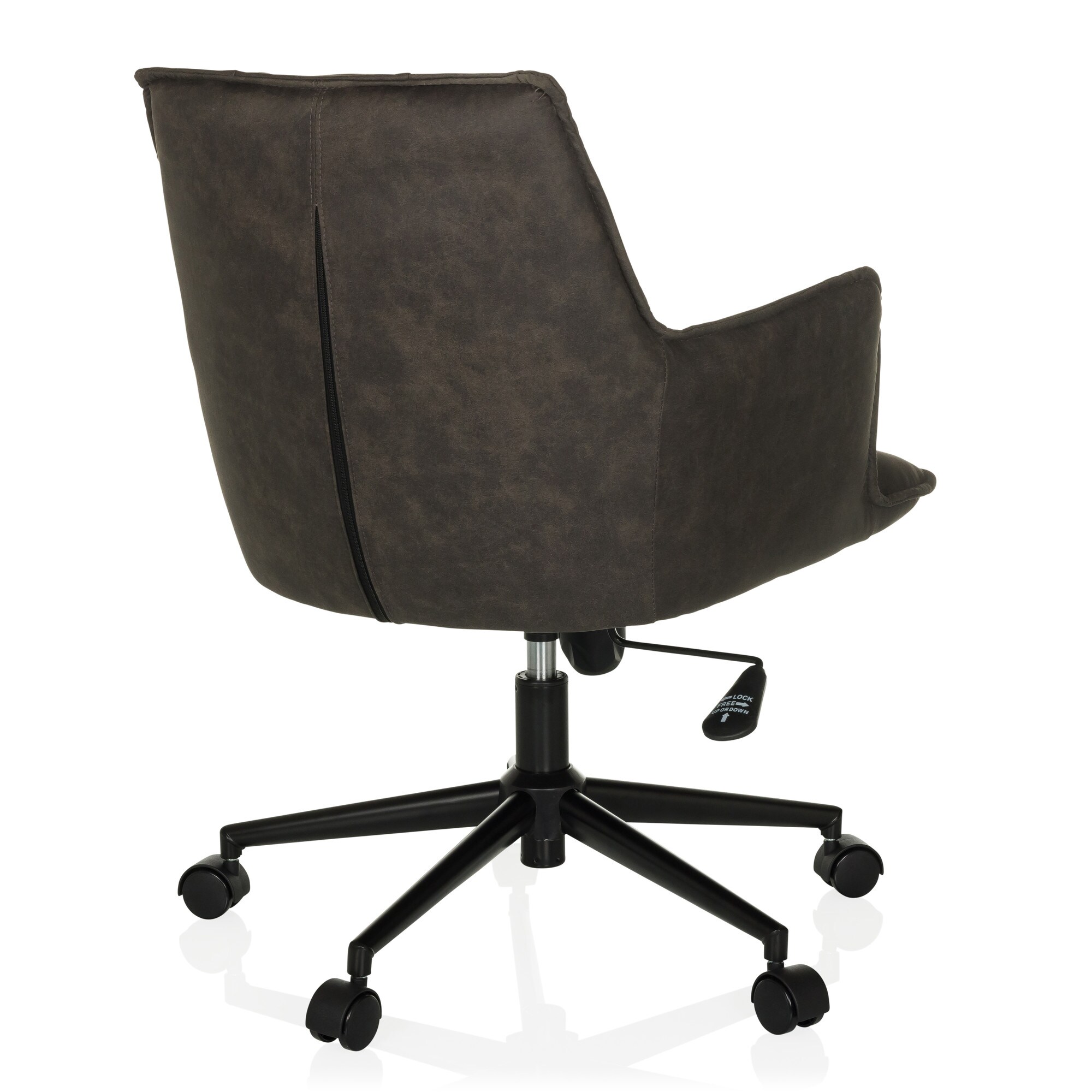 Home Office Bürostuhl SOLAO LIFE Stoff mit Armlehnen hjh LIVING