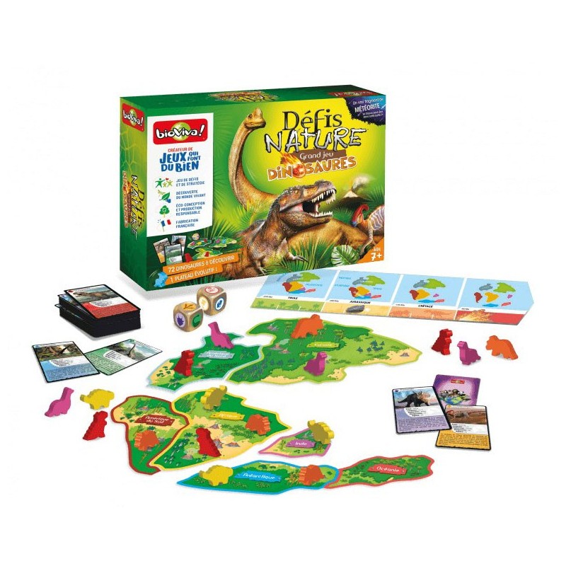 Défis Nature grand jeu Dinosaures