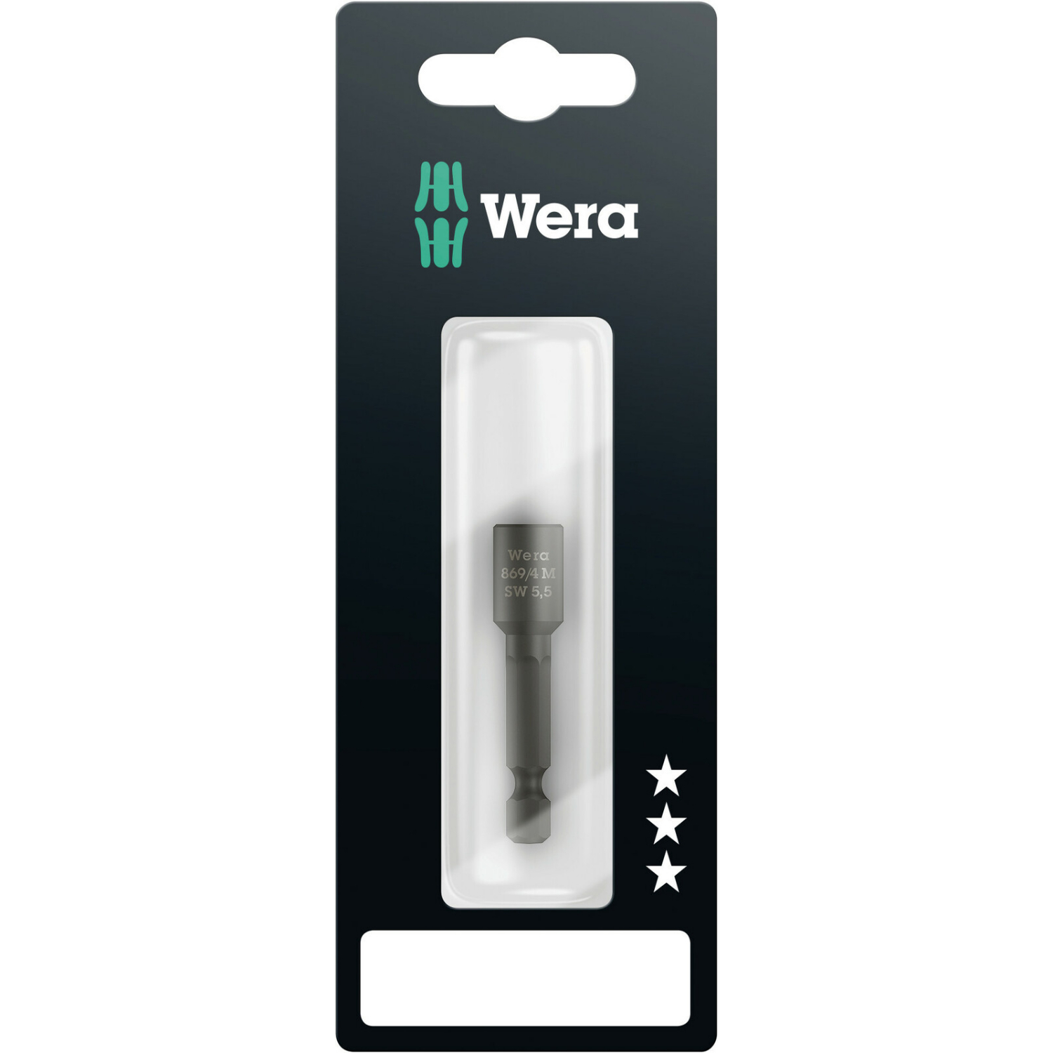 Wera 05073500001 Dopbit Magnetisch - SW 5,5 x 50mm - 1/4