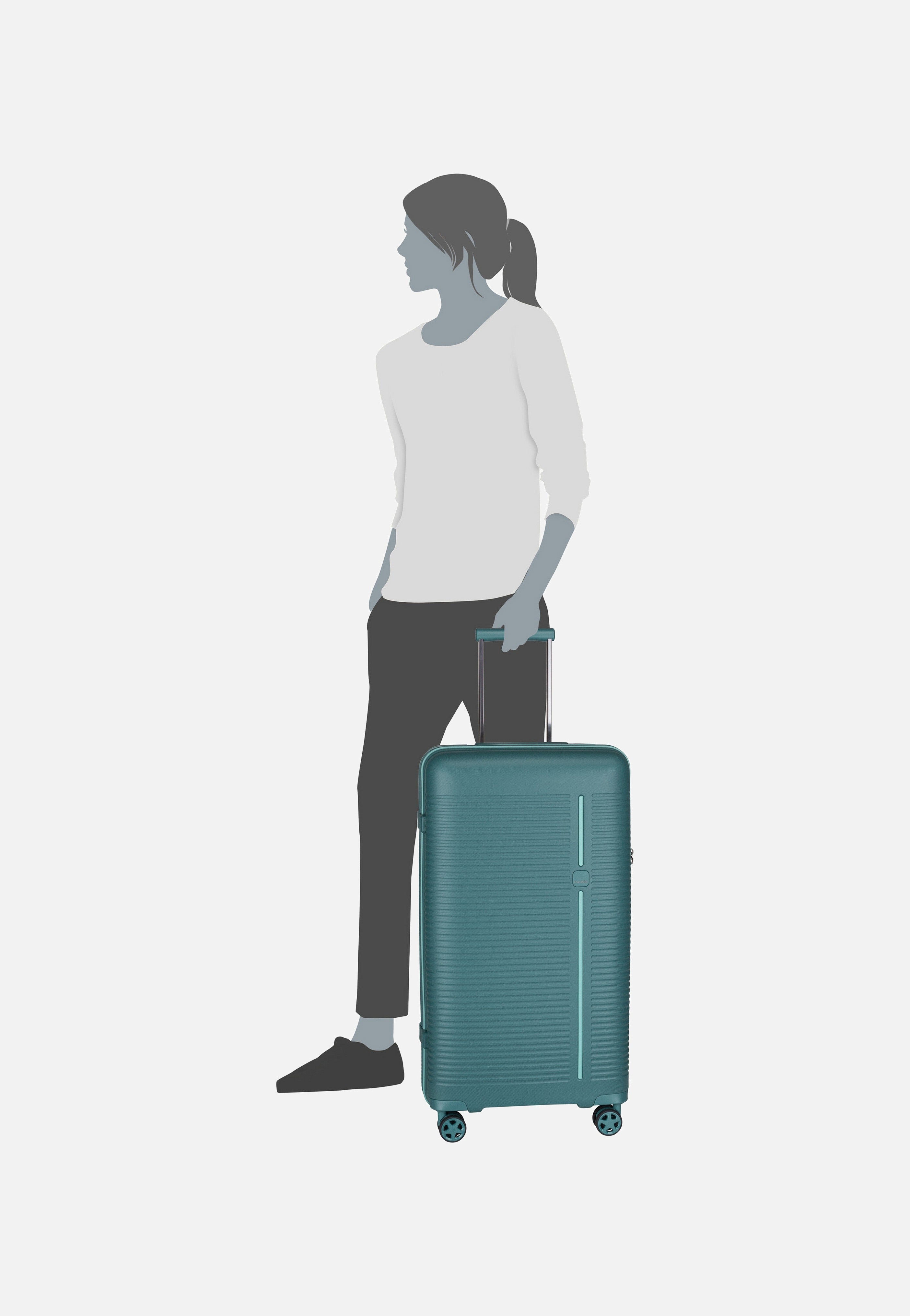 Roomer 4w Trunk L Aqua - Koffer