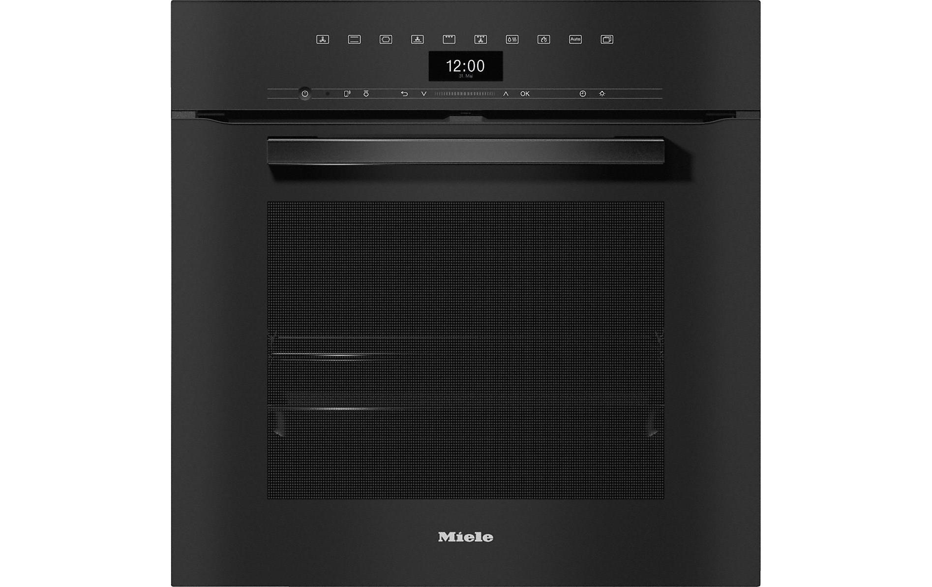 Einbaubackofen H 7460-60 BP SW Schwarz A+<br>Backofen mit LED-Beleuchtung