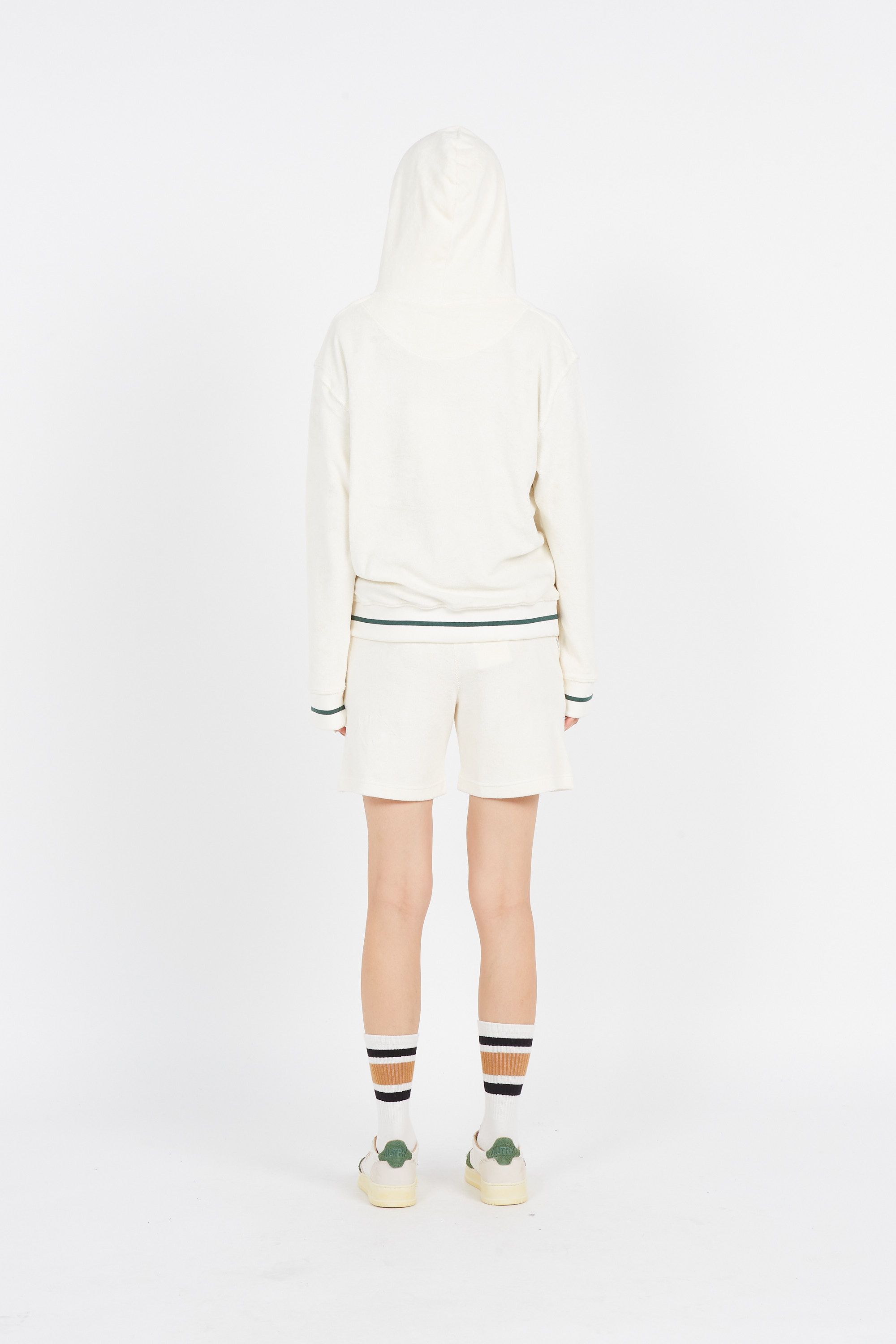 AUTRY Short Autry x Jeff STAPLE Blanc
