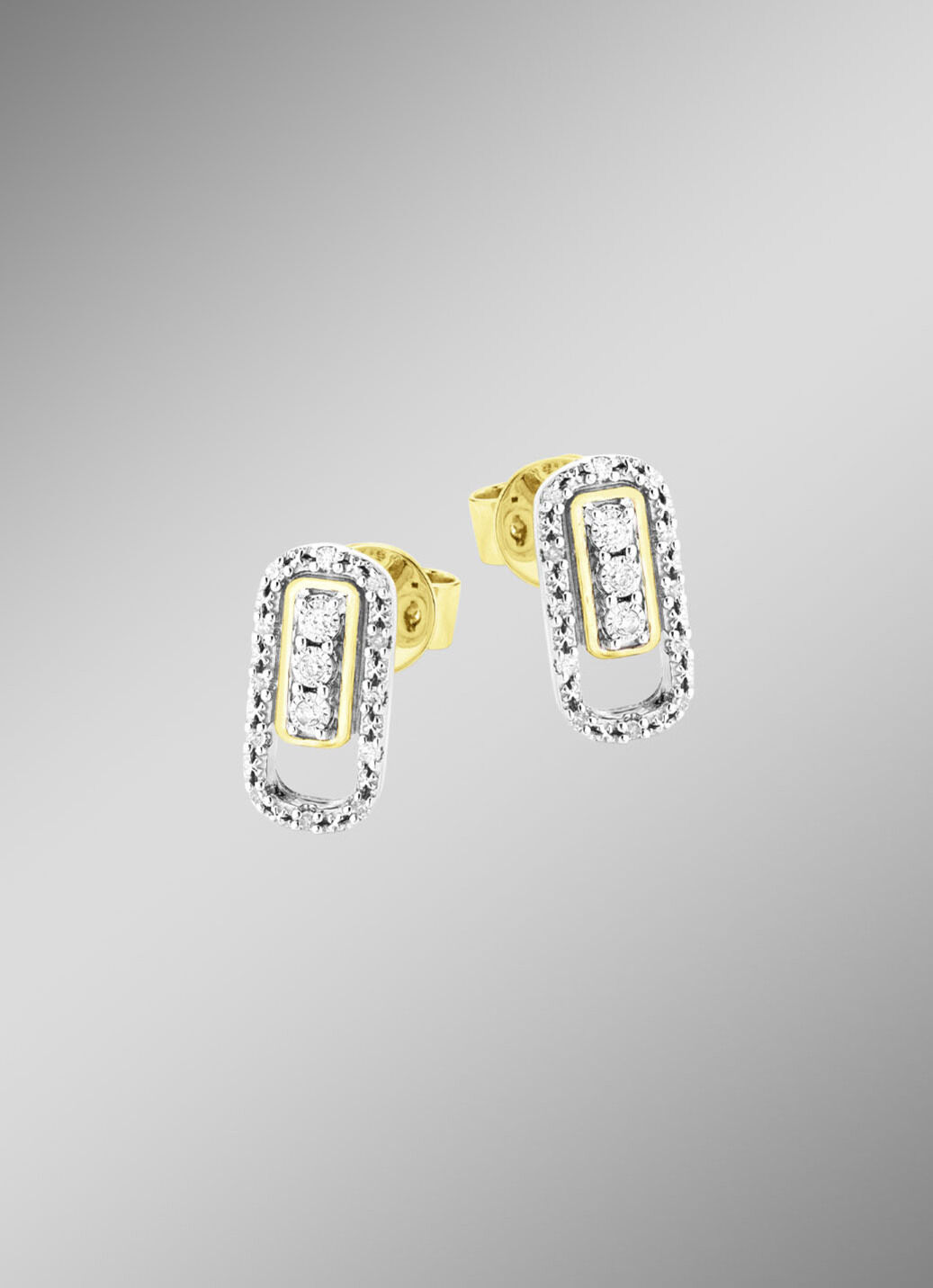 Schicke Ohrstecker mit Brillanten