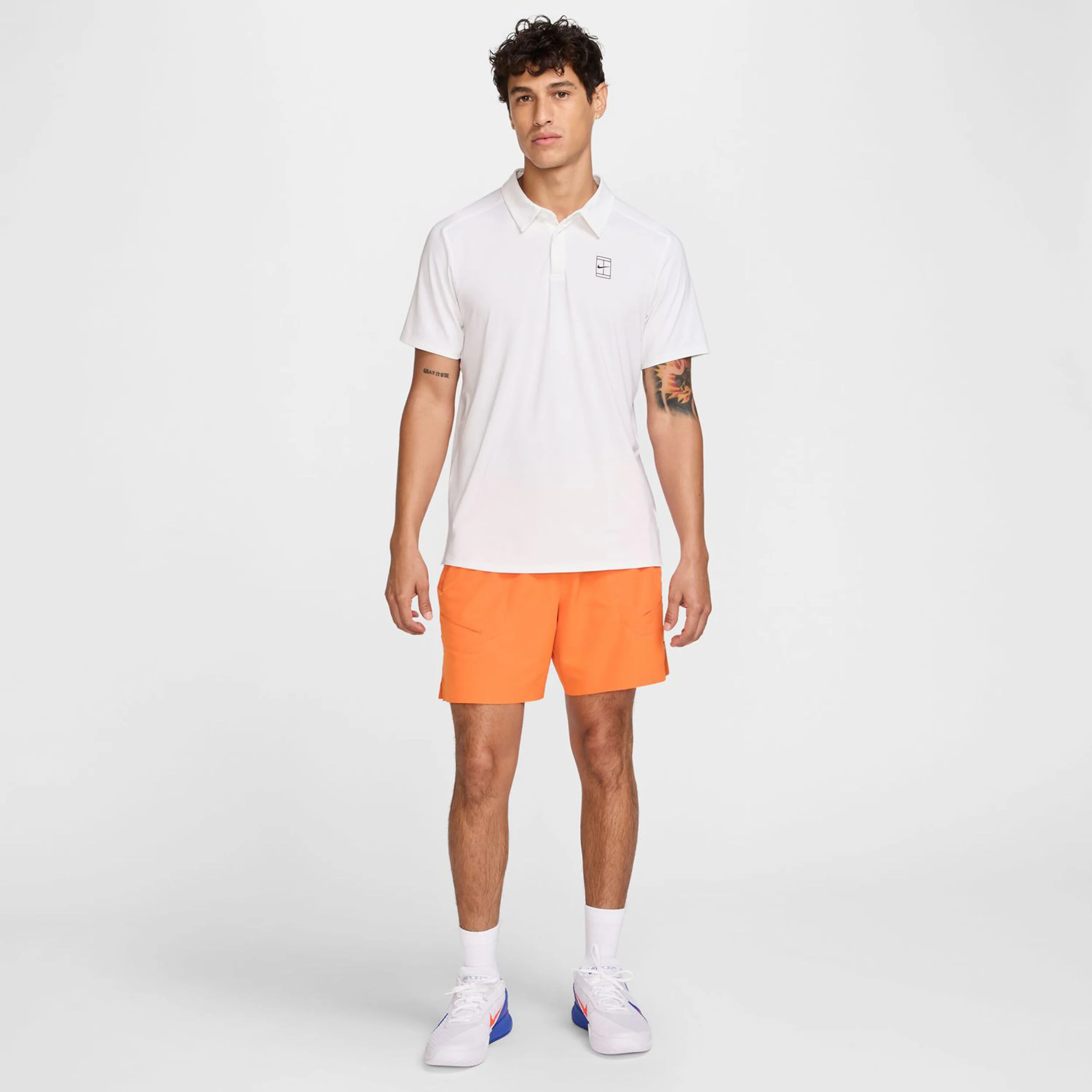 Nike Court Dri-Fit Advantage Polo Hommes - Blanc