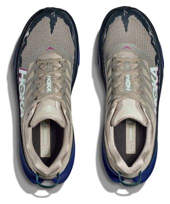 Chaussures Trail Hoka Torrent 4 Beige/Bleu Homme