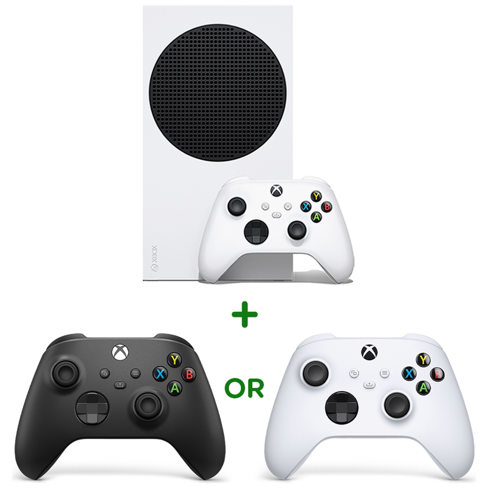 Xbox Series S Konsole & zusätzlicher drahtloser Controller