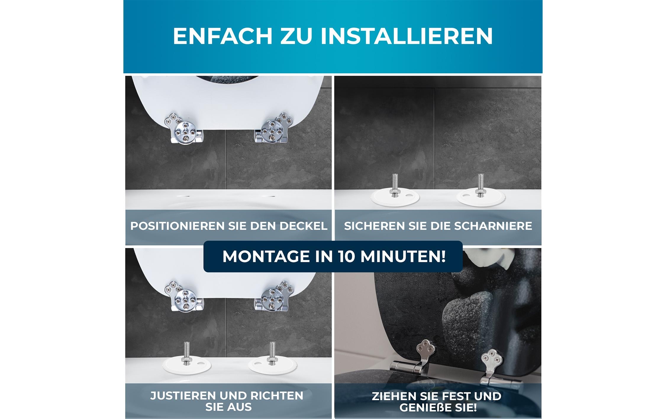 WC-Sitz »Benkstein« Holzart: Bambus (China)