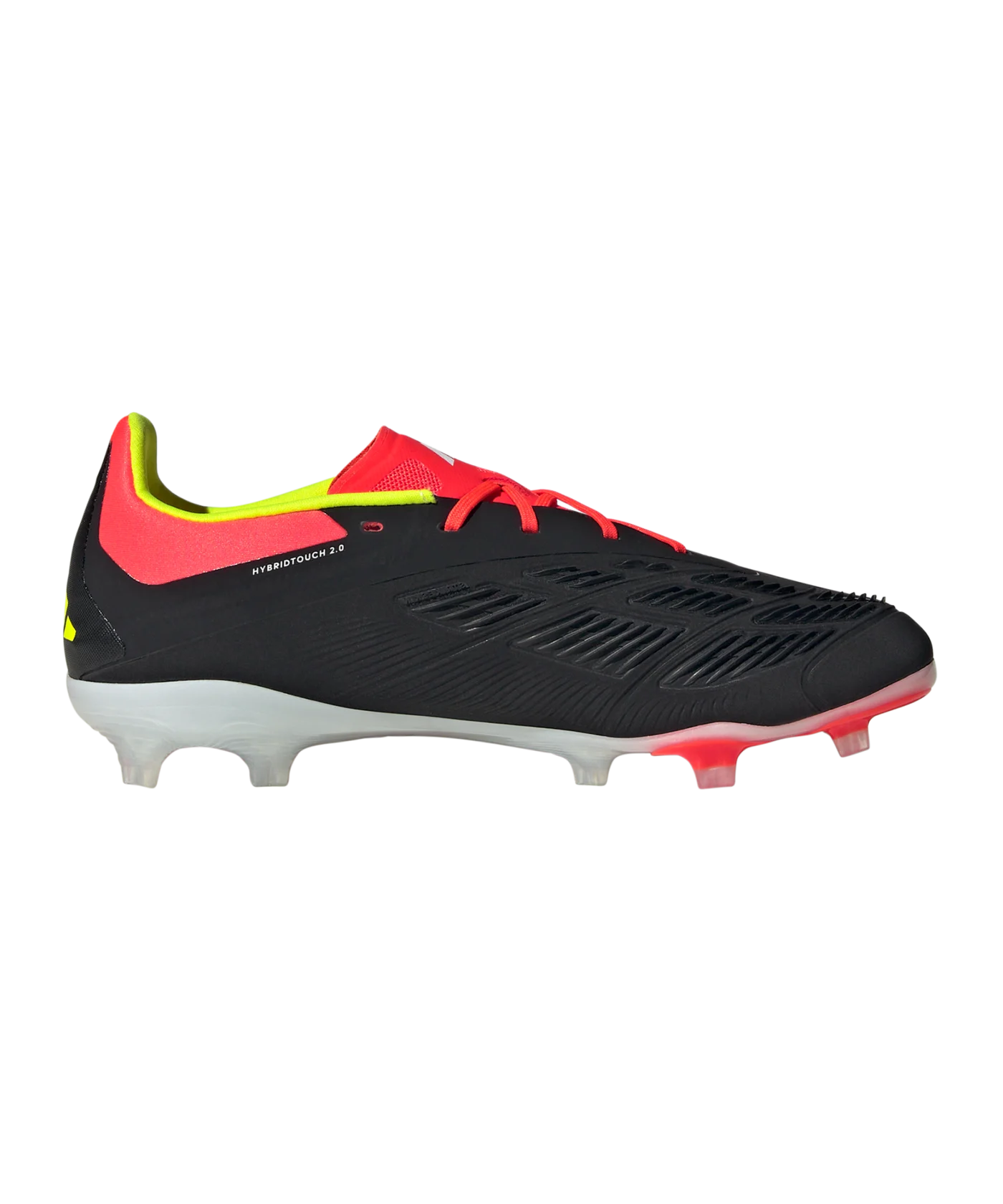 adidas Predator Elite FG Solar Energy Kids Schwarz Weiss Rot