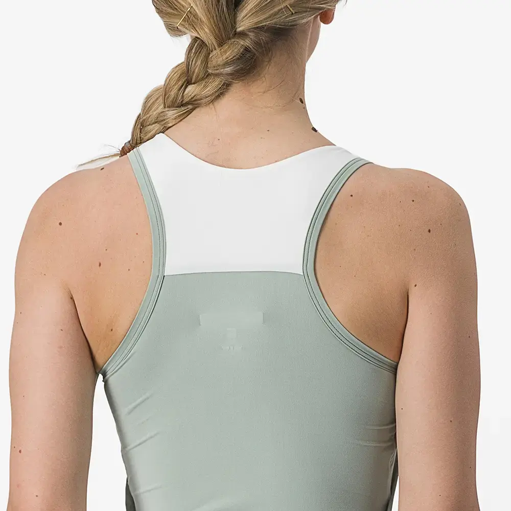 Castelli Solaris Top Groen/Wit Dames