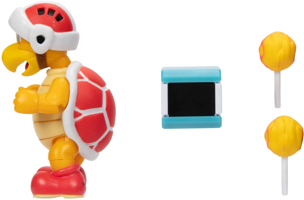 NITENDO SUPER MARIO - SET FIGURINE FRERE PYRO JR 10 CM