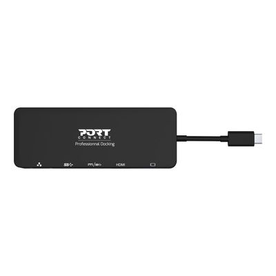 PORT Connect - station d'accueil USB-C de voyage pour PC et Mac- VGA, HDMI