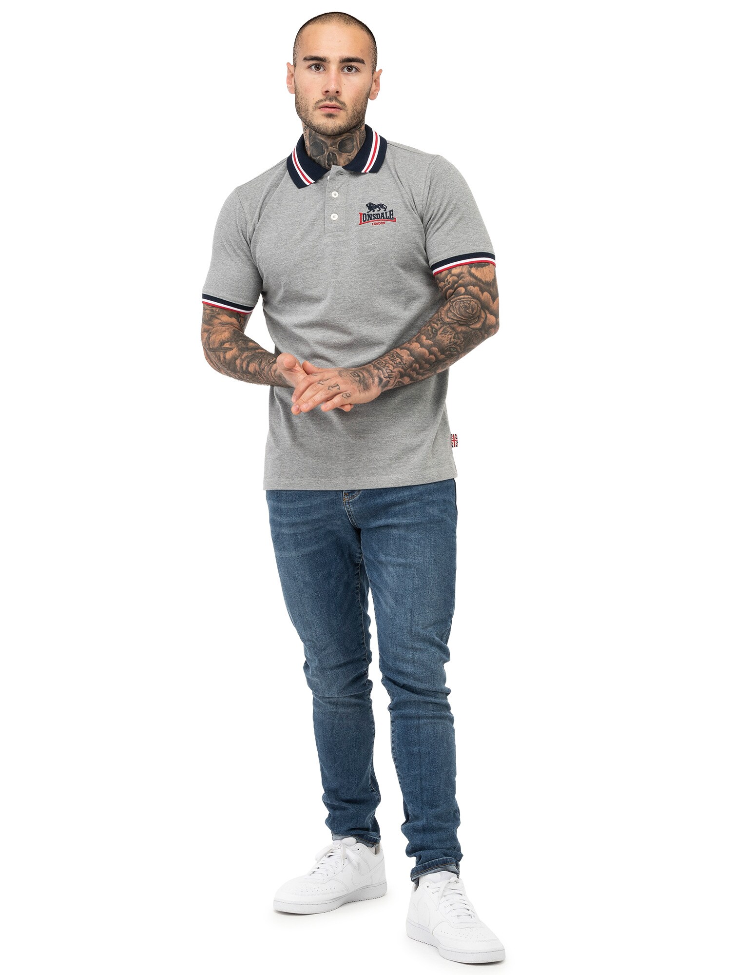 Lonsdale Herren Poloshirt schmale Passform OCCUMSTER
