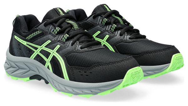 Chaussures de Trail Running Enfant Asics Pre Venture 9 GS Noir Vert