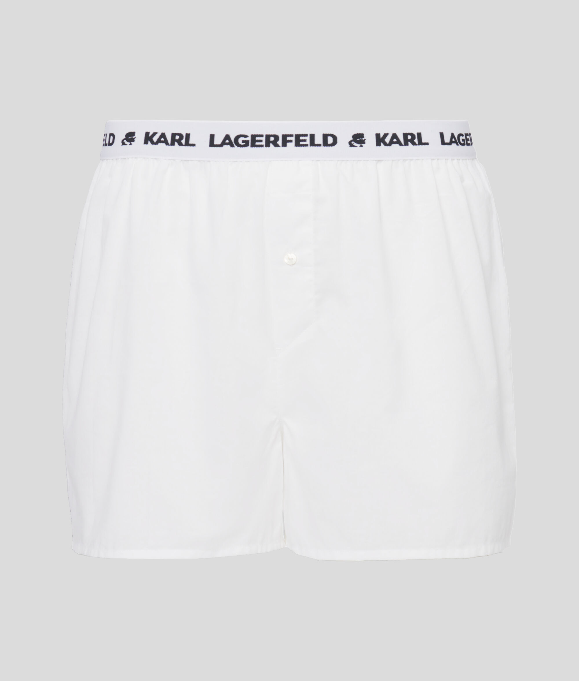 SHORT BOXER TISSÉ AVEC LOGO KARL - LOT DE 3