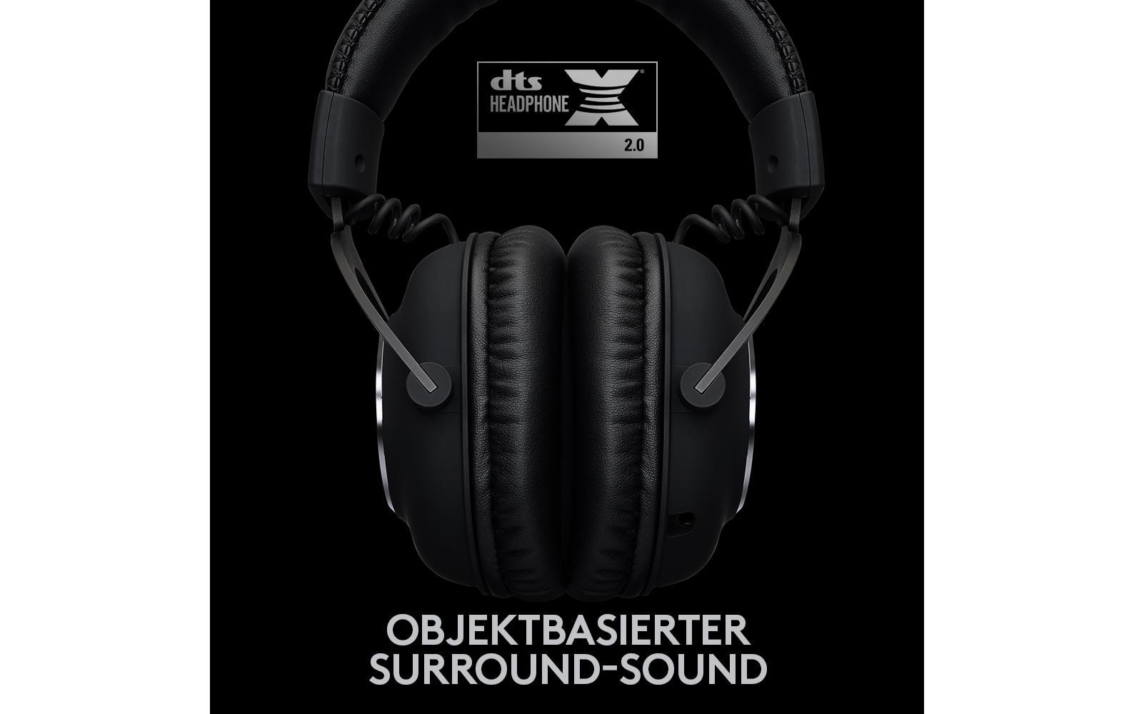 Headset G Pro X Wireless Lightspeed Gaming Schwarz<br>Kabelloses Over-Ear-Headset mit Surround-Sound
