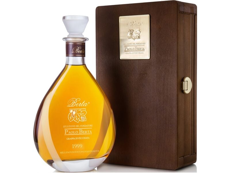 Berta Paolo Berta Selezione del Fondatore 0.7 l Würziger Berta Grappa aus Italien