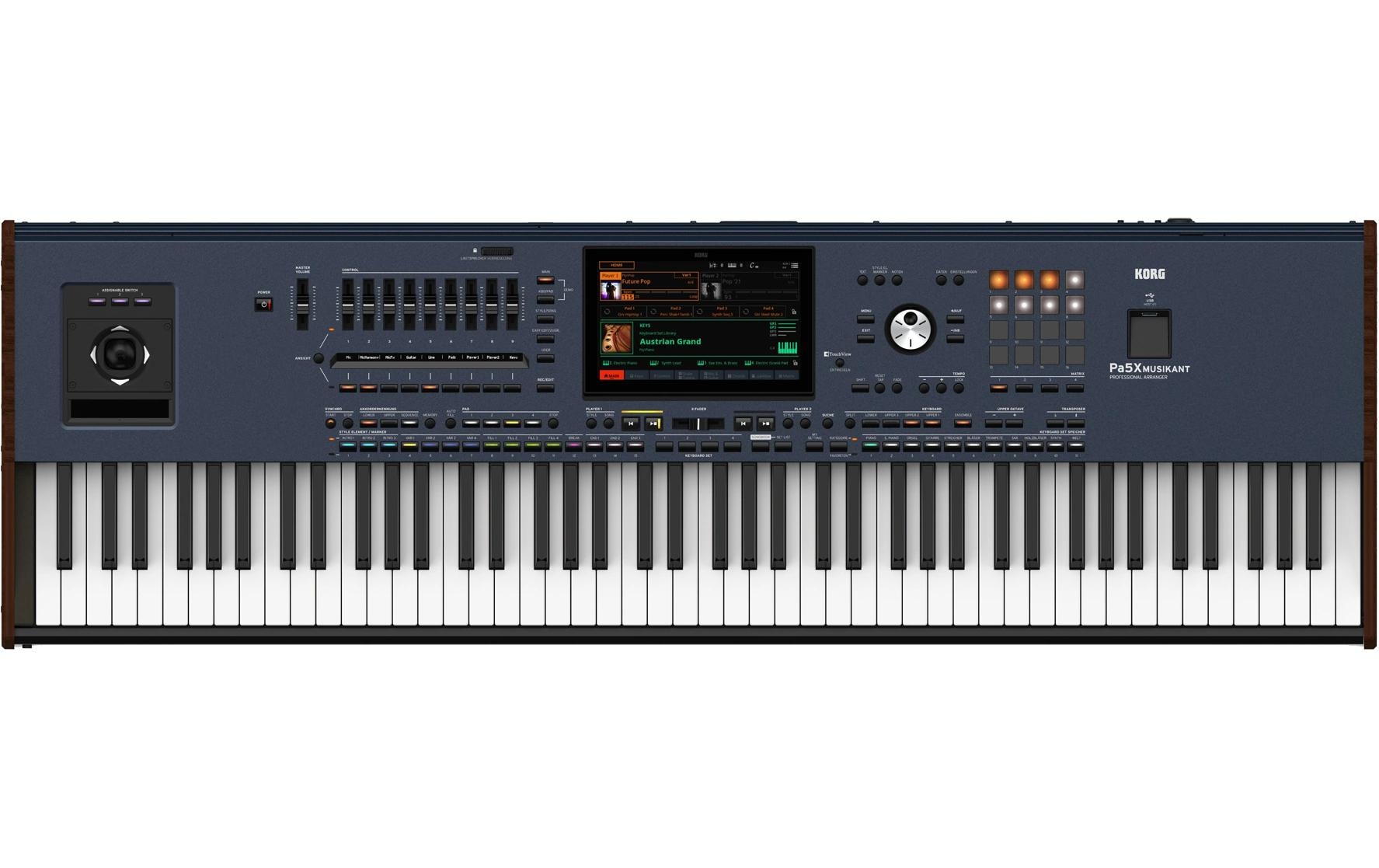 Keyboard Pa5X 88 Musikant<br>Keyboard mit 88 Tasten aus der Arranger-Serie