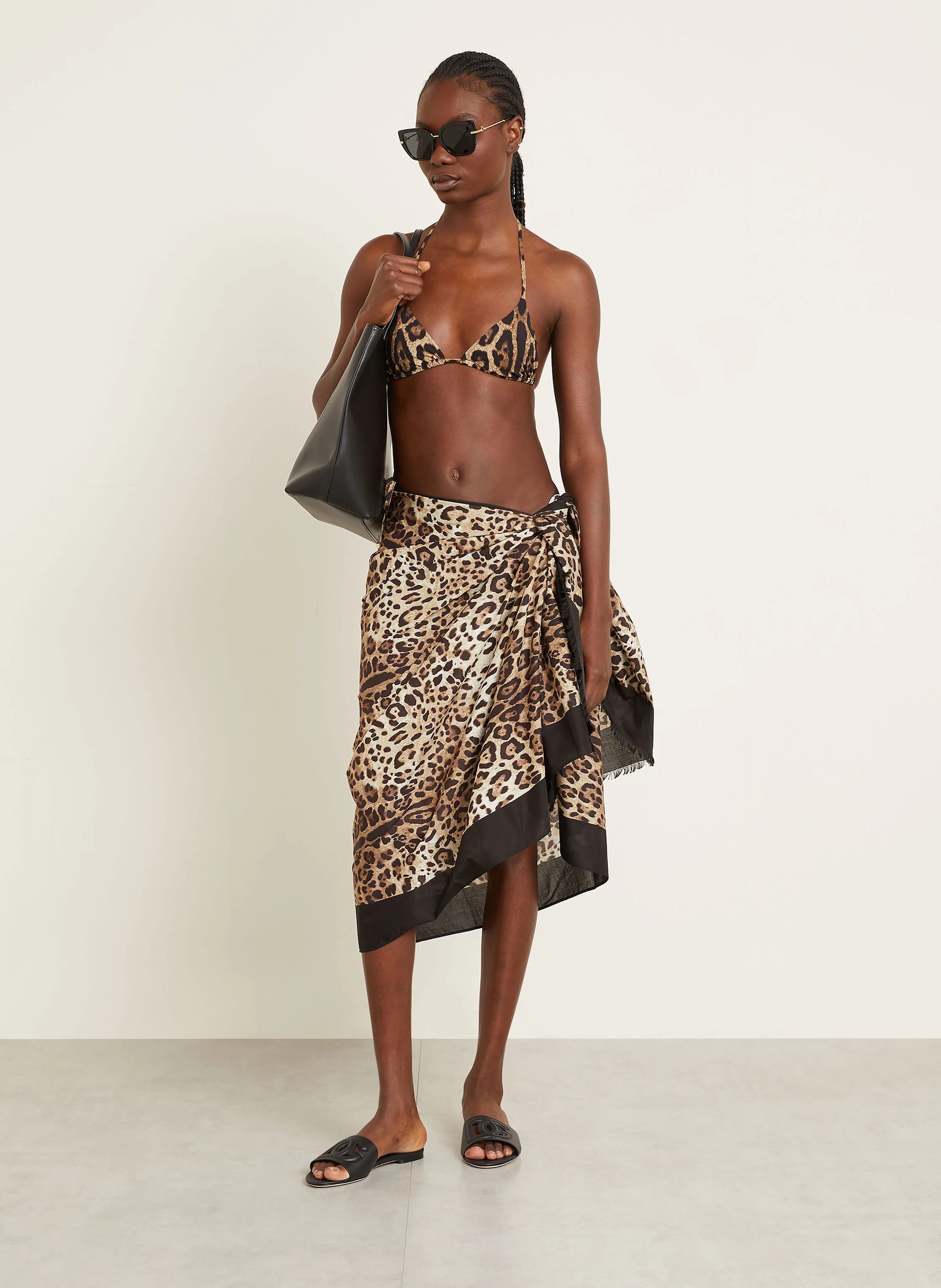 DOLCE & GABBANA Triangel-Bikini-Hose LEO NEW
