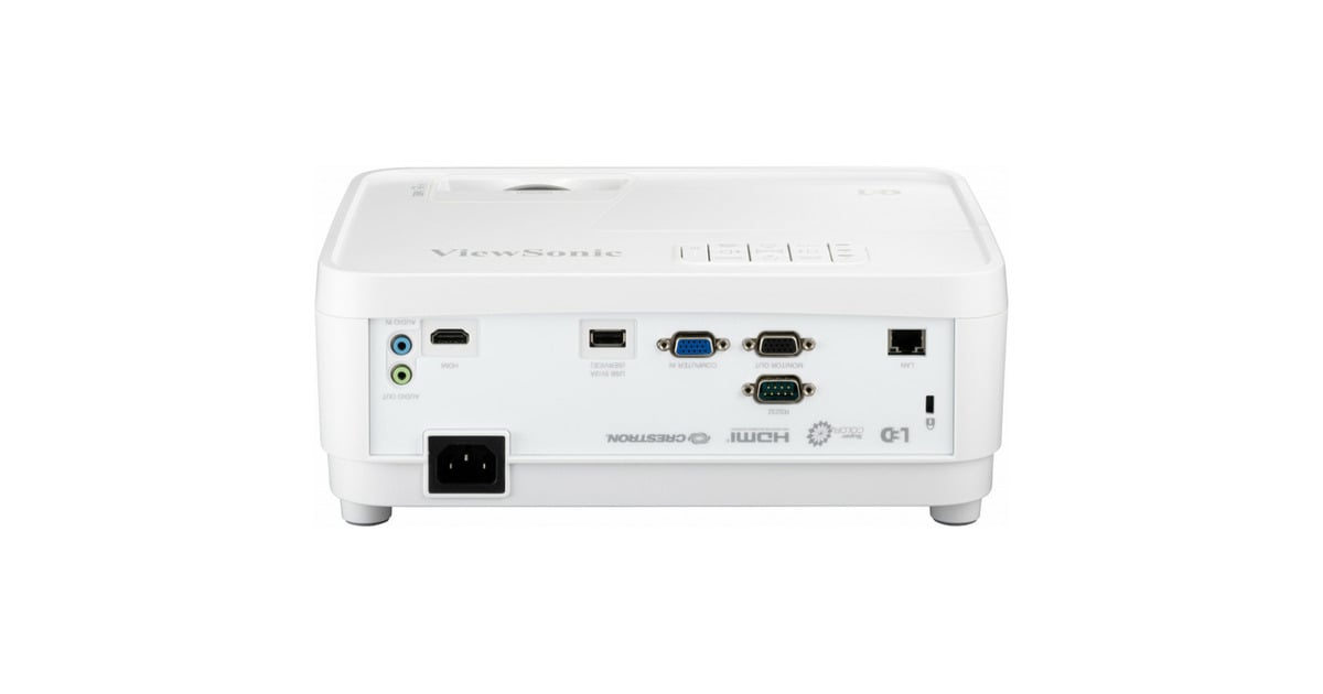 ViewSonicLS560W WXGA met korte projectieafstand LED projector  (Wit, 3000 ANSI Lumen, voor bedrijven en onderwijs)