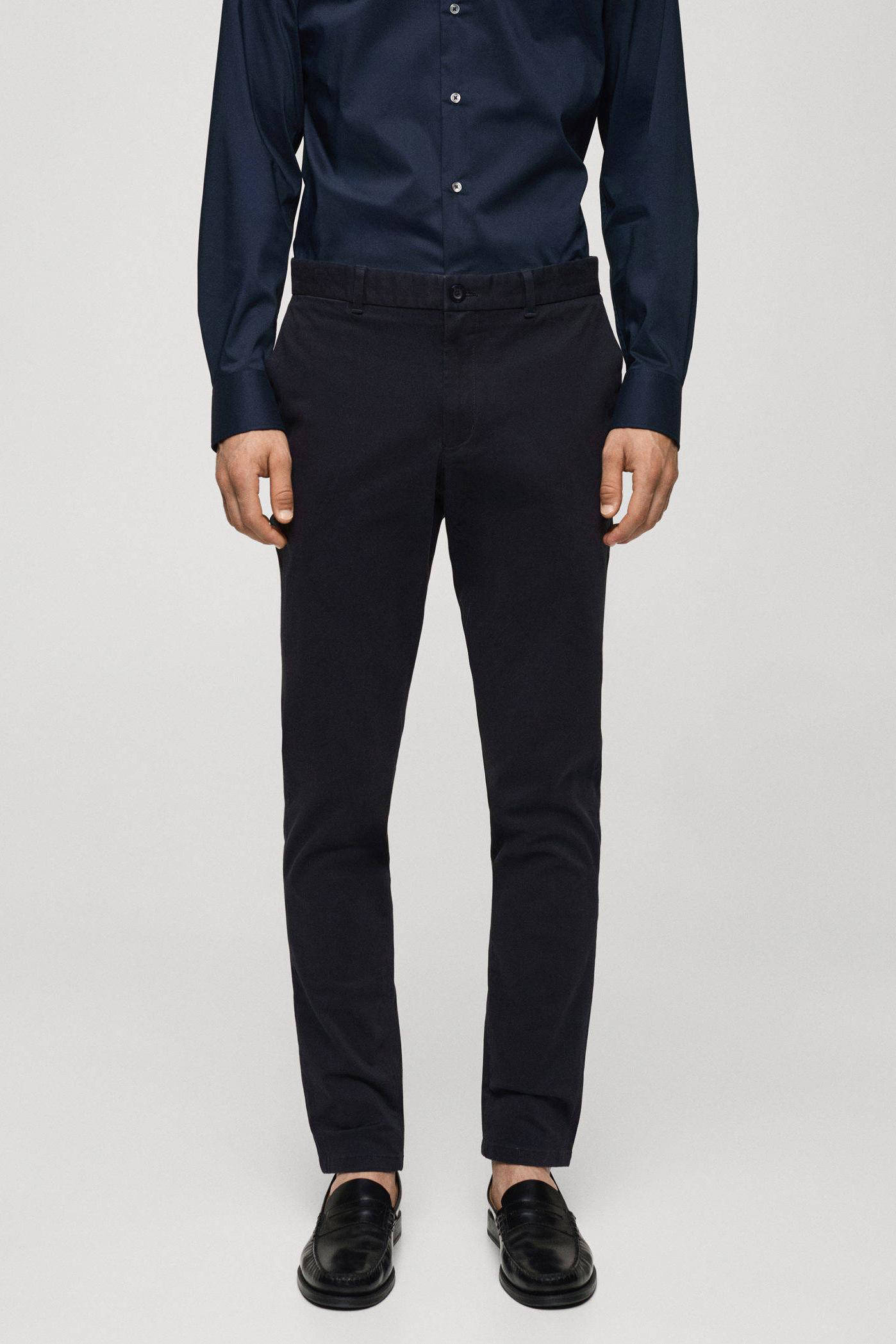 Mango Man slim fit chino marine