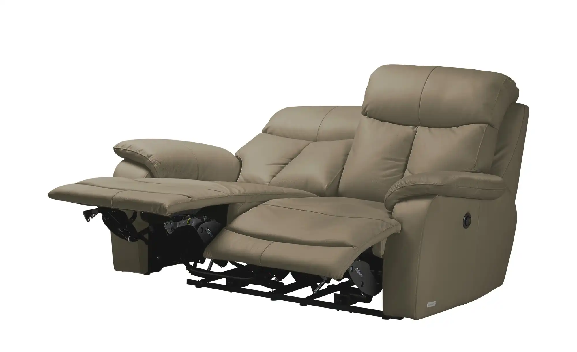 Wohnwert Ledersofa aus Echtleder mit manueller Relaxfunktion Ambra