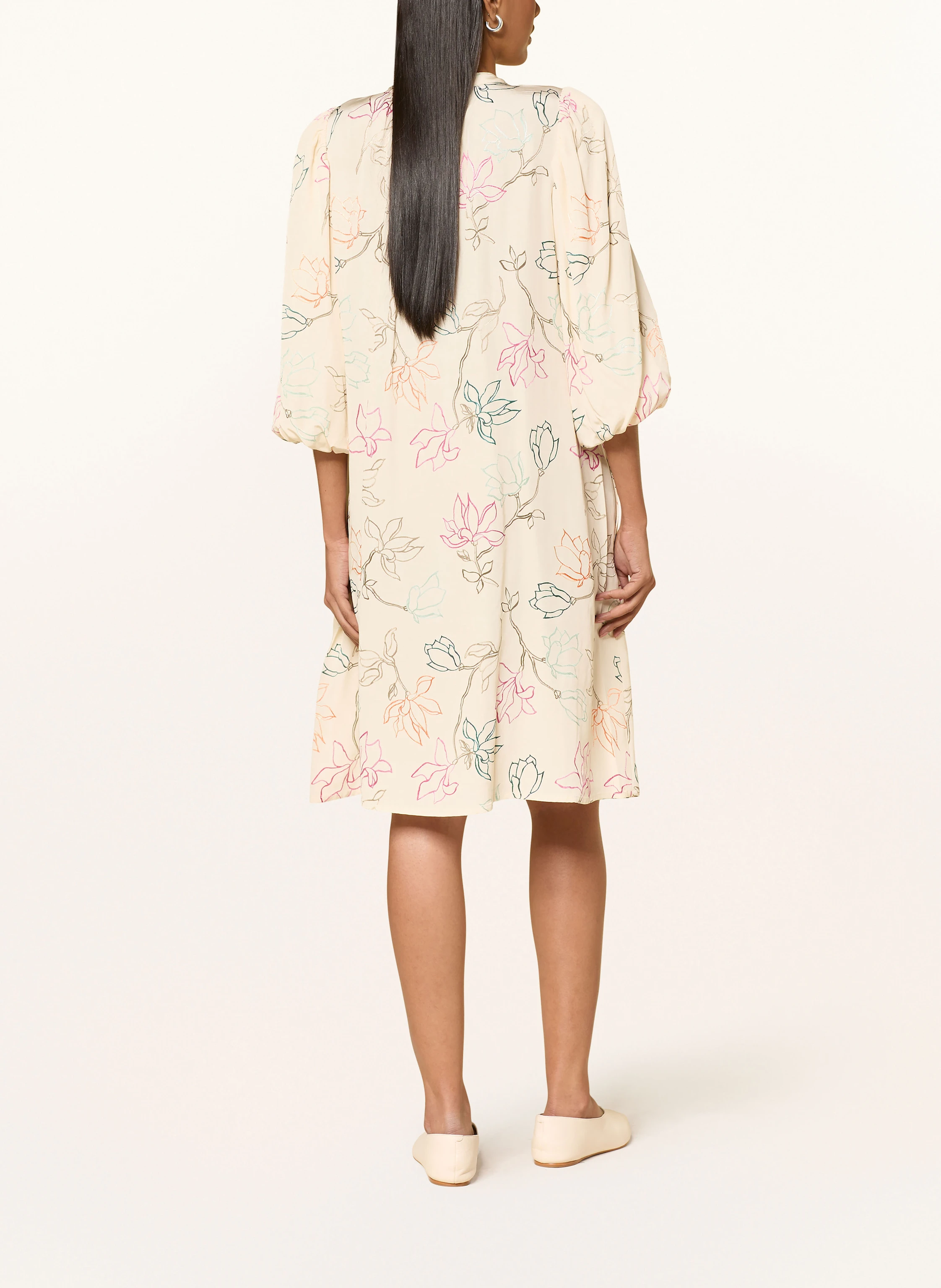 MOS MOSH Jacquard-Kleid MMIQALA mit 3/4-Arm