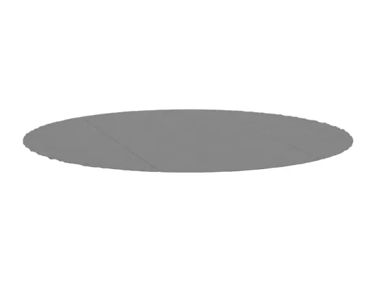 Bache de piscine gris clair ?306 cm géotextile polyester