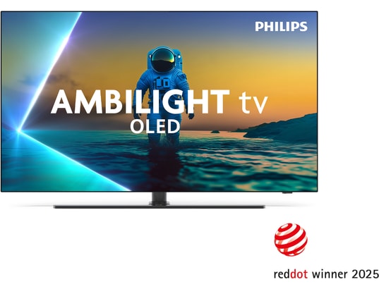 PHILIPS - TV OLED 4K 139 cm 55OLED850 Ambilight 144Hz - pied pivotant