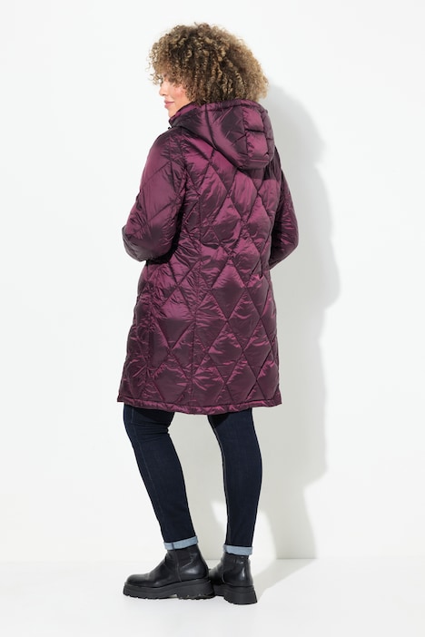 HYPRAR Steppjacke, Kapuze, 2-Wege-Zipper, Zipptaschen