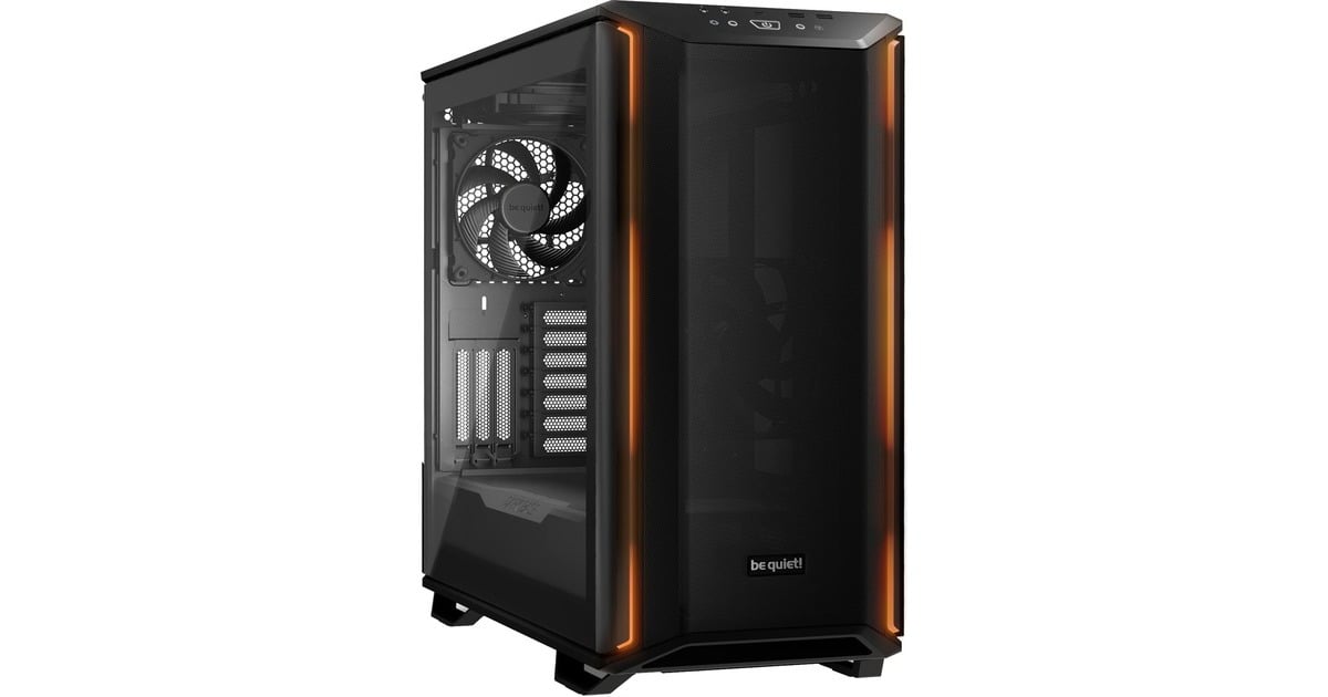 be quiet!Dark Base 701 midi tower behuizing  (Zwart | 2x USB-A | 1x USB-C | RGB | Tempered Glass)