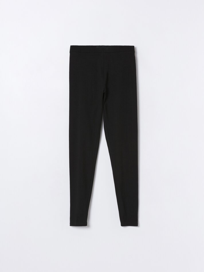 Conjunto com 2 Leggings Compridas - Pretas