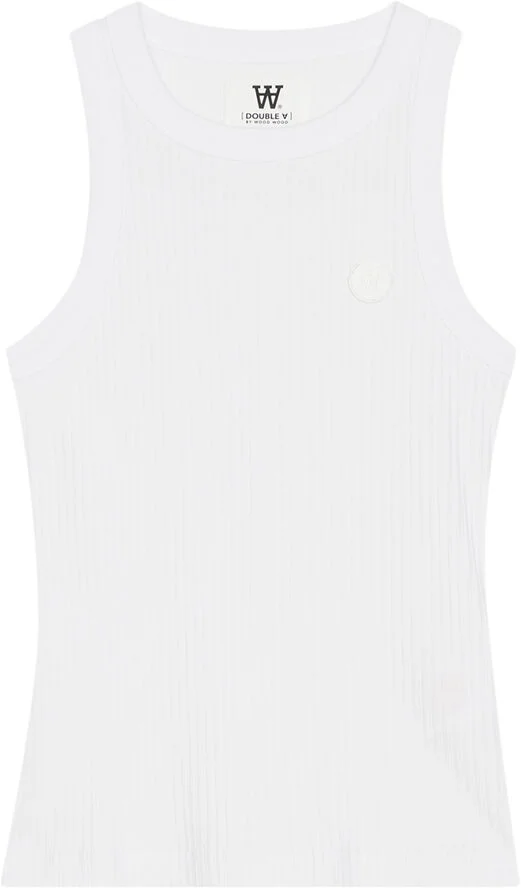 Wood Wood WWRax Badge Tanktop White