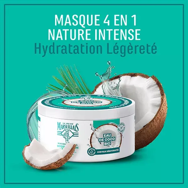 Le Petit Marseillais Máscara Hidratante Calêndula e Água de Coco Orgânica 300ml