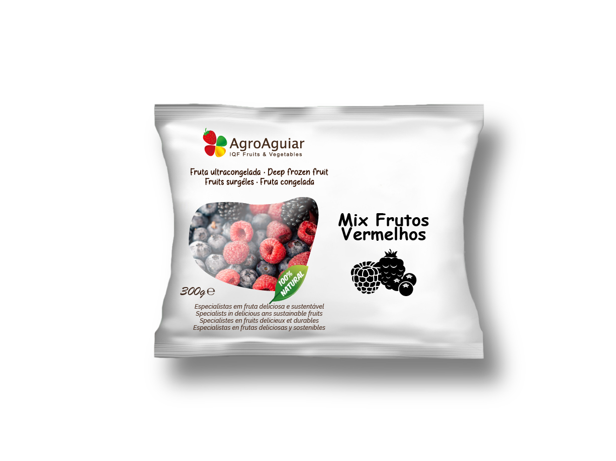 MIX FRUTAS AGROAGUIAR VERMELHOS 300G