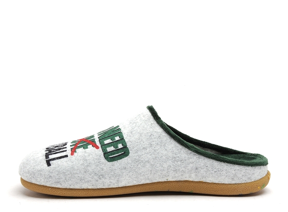 Hot potatoes chaussons homme kolssas gris