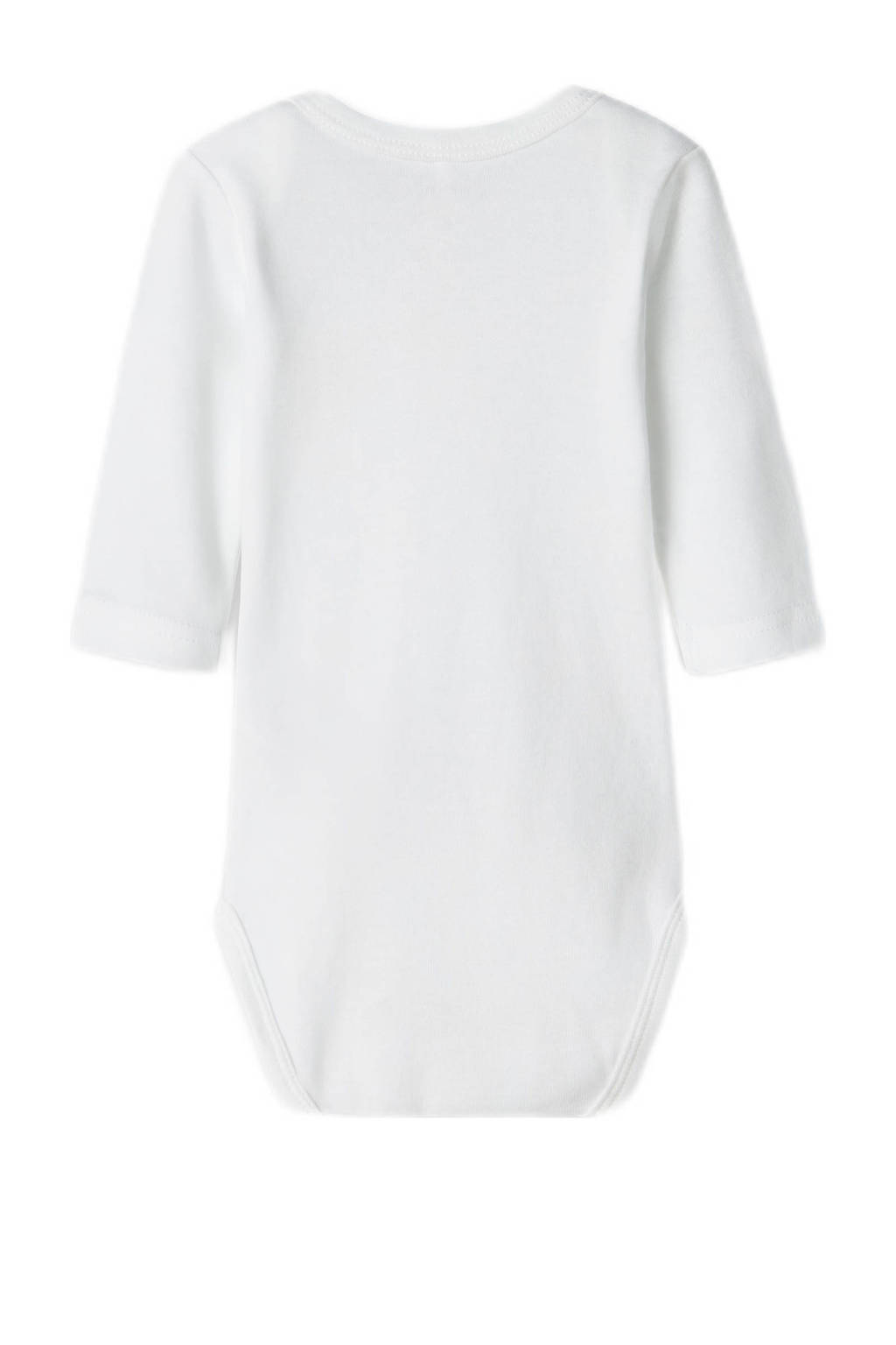 NAME IT romper NBNBODY - set van 3 zand/wit