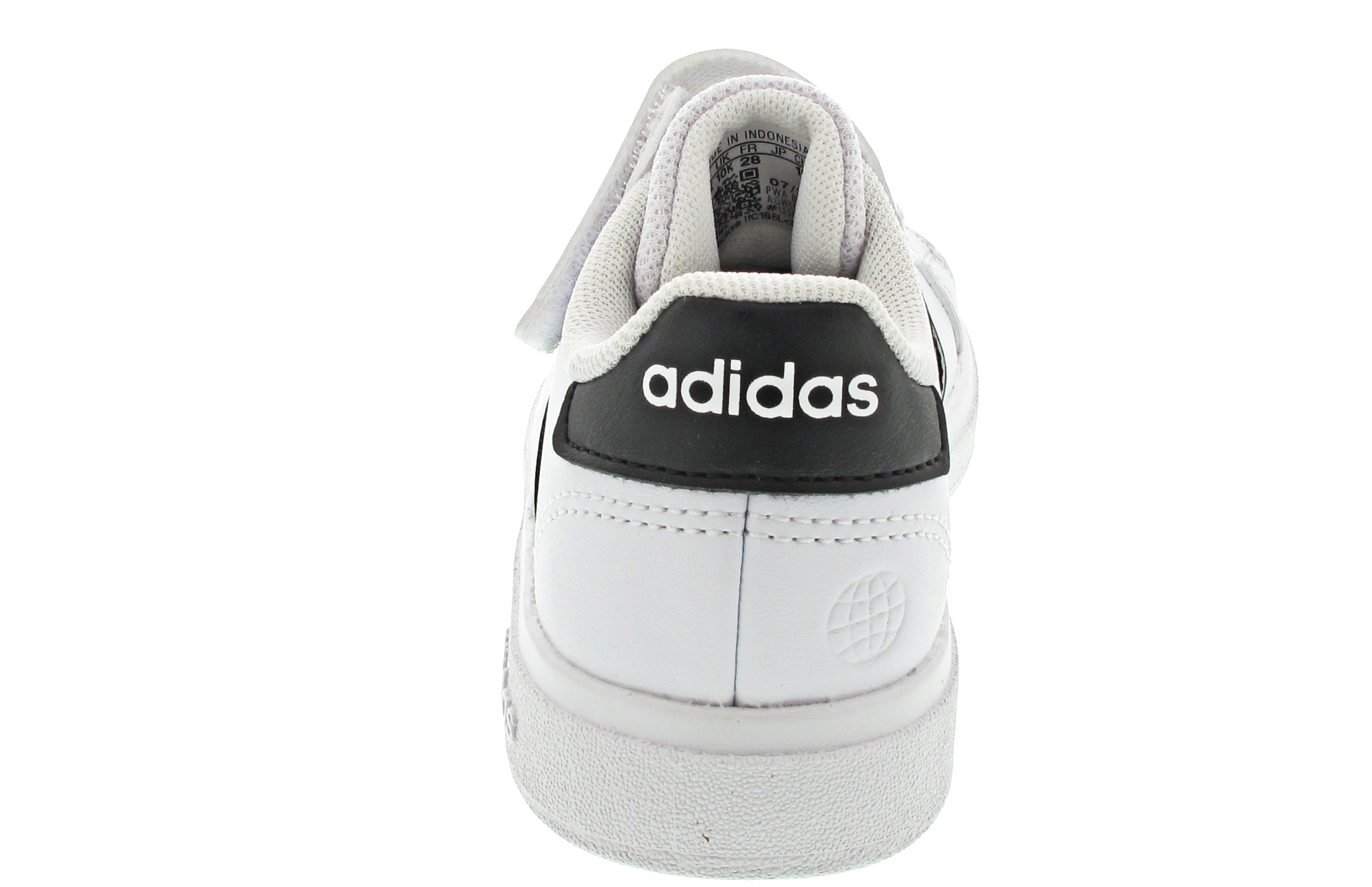 adidas Grand Court 2.0 EL K Sneaker Klett weiß