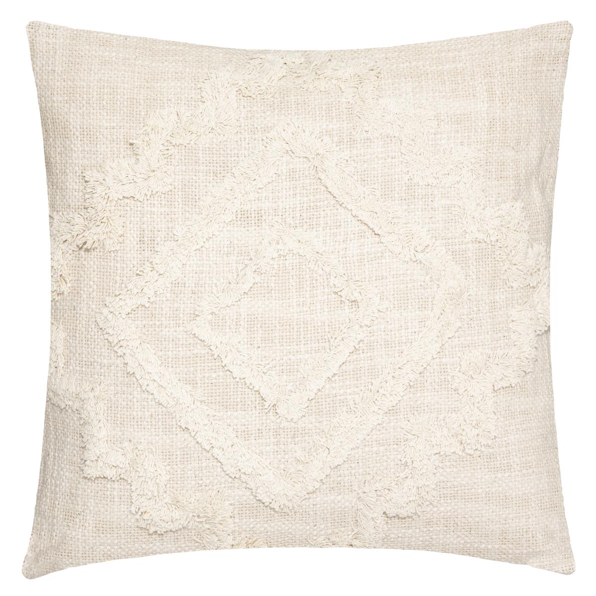 COUSSIN TUFTE INCA IVOIRE 40X40CM
