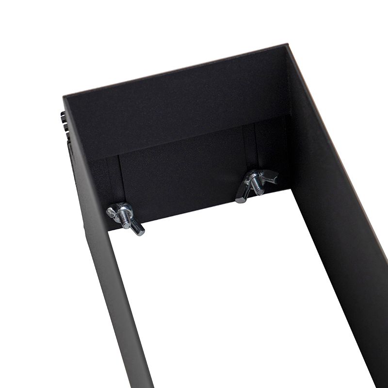 Set van 6 Inbouwspot zwart draai- en kantelbaar trimless 3-lichts - Oneon