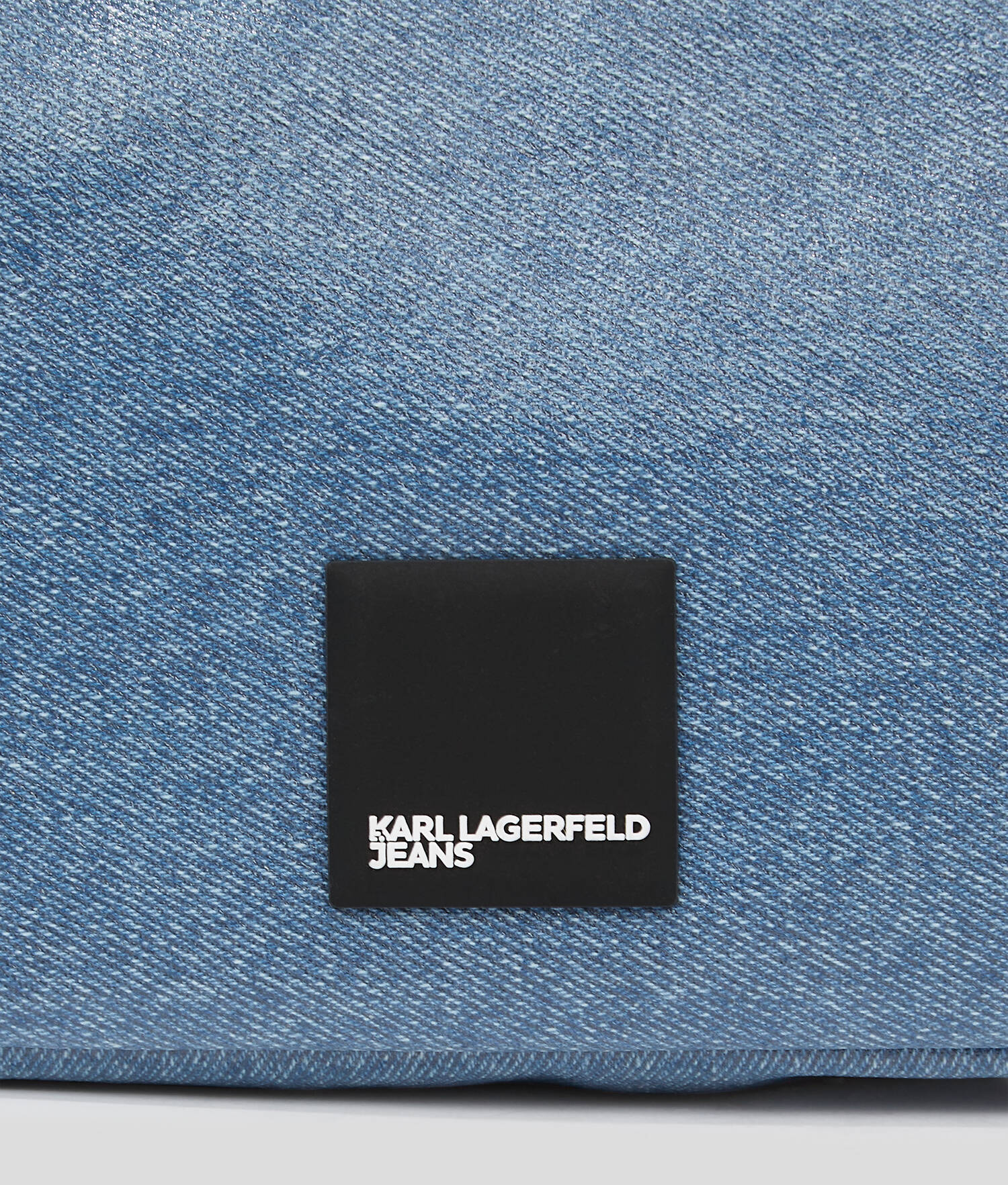 MINI SAC BESACE AVEC LOGO ENCADRÉ KLJ - Bleu enduit
