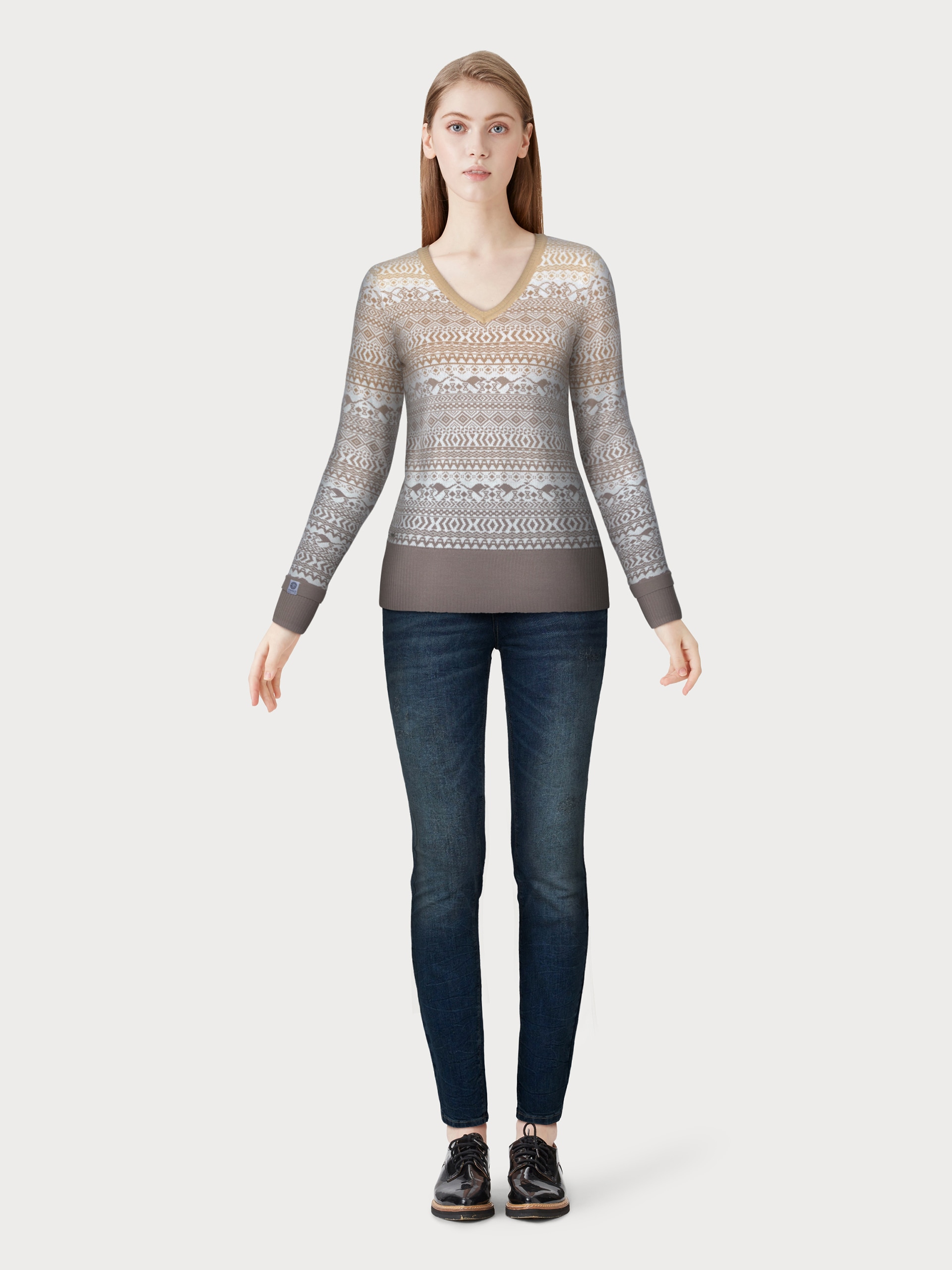 TOM TAILOR Slim-fit-Jeans »Alexa Slim«, mit Knopfleiste und dekorativ gesteppter Passe